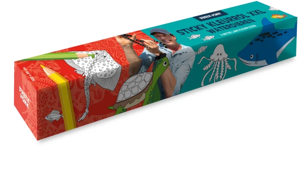 Freek Vonk Sticky kleurrol - Waterdieren – Interstat – boek cover