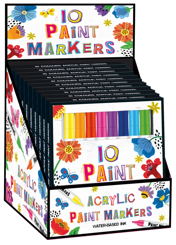Display 10 x 10 Paint Markers Box – Interstat – boek cover