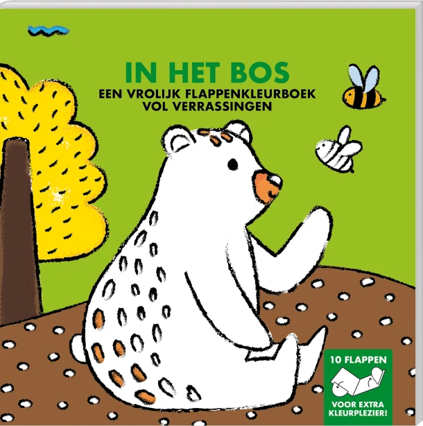 Flappenkleurboek - In het bos – Interstat – boek cover