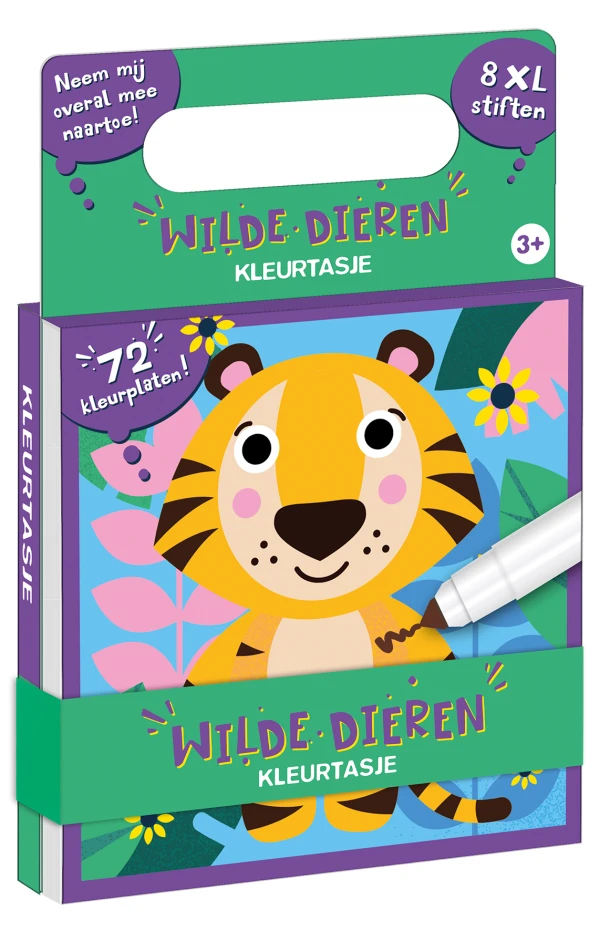 Kleurtasje - Wilde dieren – Interstat – boek cover
