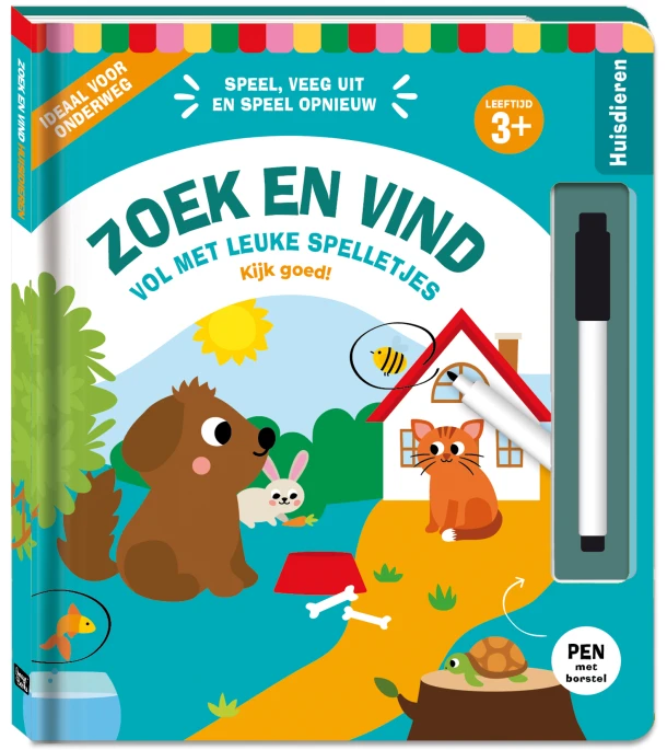 Zoek en vind - Huisdieren – Interstat – boek cover