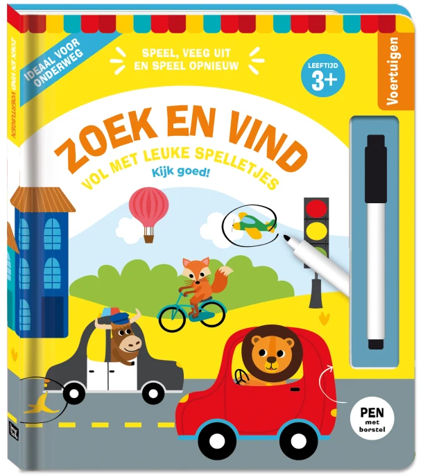 Zoek en vind - Voertuigen – Interstat – boek cover