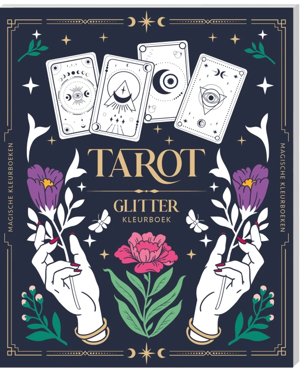 Magisch glitterkleurboek - Tarot – Interstat – boek cover