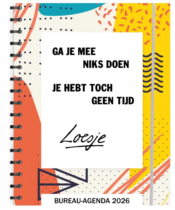 Loesje bureau agenda A4 - 2026 – Loesje – boek cover