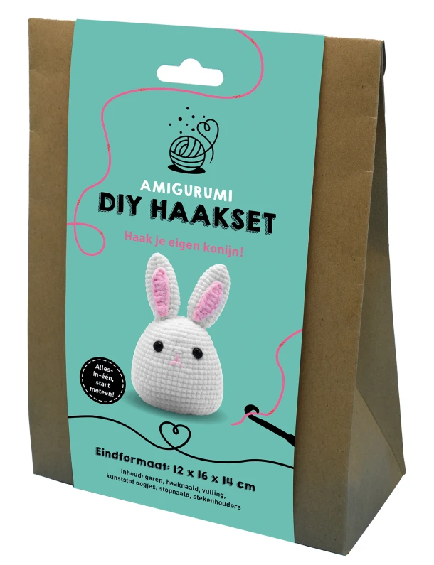 Amigurumi DIY haakset - Konijn – Interstat – boek cover
