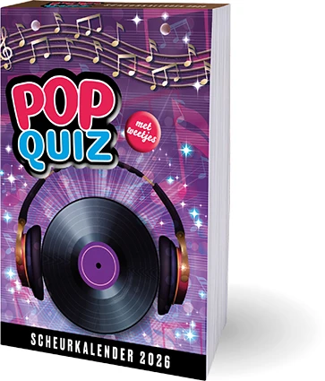 Popquiz met weetjes scheurkalender 2026 – Interstat – boek cover