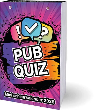 Pubquiz scheurkalender mini - 2026 – Interstat – boek cover