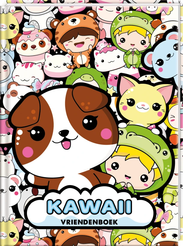 Vriendenboek - Kawaii – Interstat – boek cover