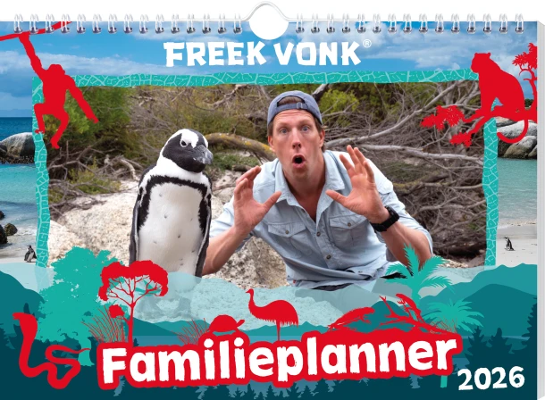 Freek Vonk familieplanner - 2026 – Freek Vonk – boek cover