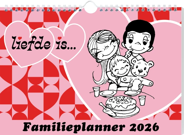 Liefde is¿ familieplanner - 2026 – Liefde is... – boek cover