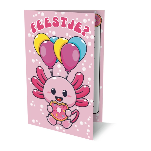 Uitnodigingen Axolotl 1 PK 950 / set van 6 – Interstat – boek cover