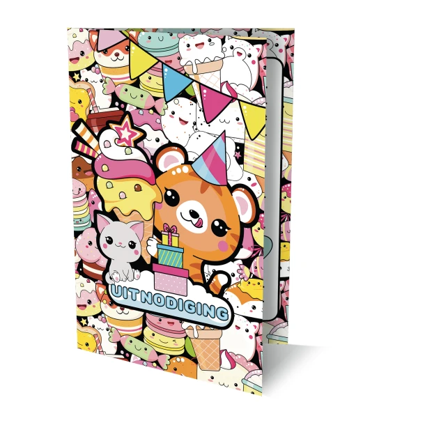 Uitnodigingen Kawaii 2 PK 953 / set van 6 – Interstat – boek cover