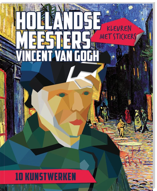 Kleuren met Stickers - Hollandse Meesters: Vincent van Gogh – ImageBooks BV – boek cover