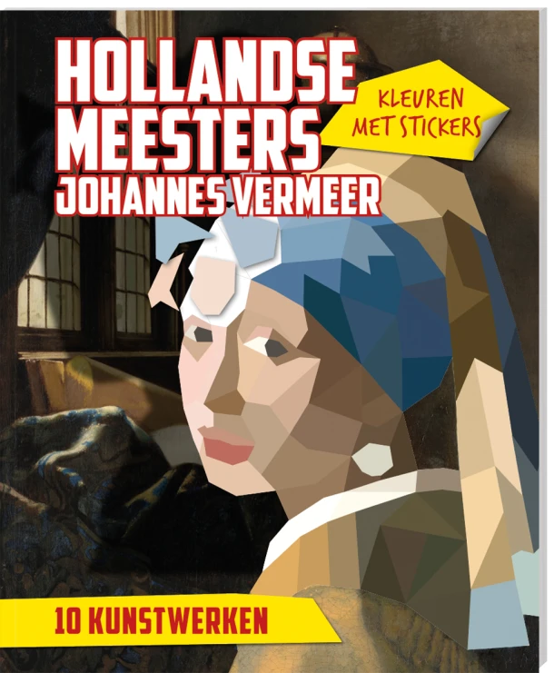 Kleuren met stickers - Hollandse Meesters: Johannes Vermeer – Interstat – boek cover