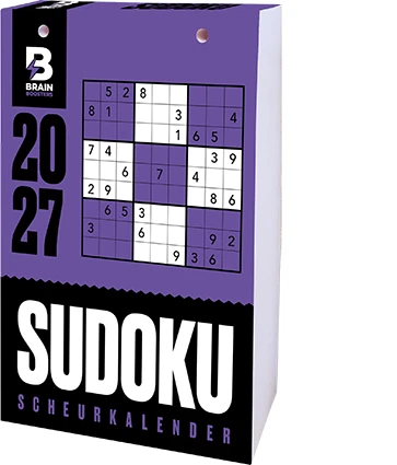 Brainbooster Sudoku scheurkalender 2027 – Marjolijn Haller – boek cover