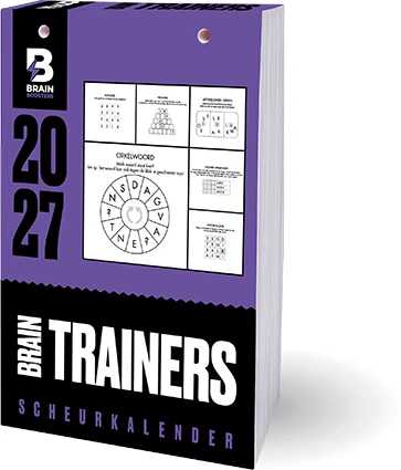 Brainbooster Braintrainers scheurkalender - 2027 – Marjolijn Haller – boek cover