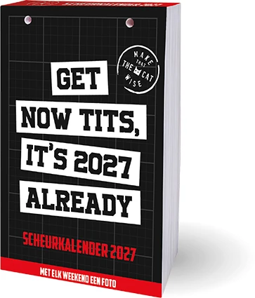 Make That The Cat Wise scheurkalender 2027 – Jacob en Haver – boek cover