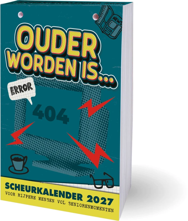 Ouder worden is¿ scheurkalender 2027 – Dirk Neyens – boek cover