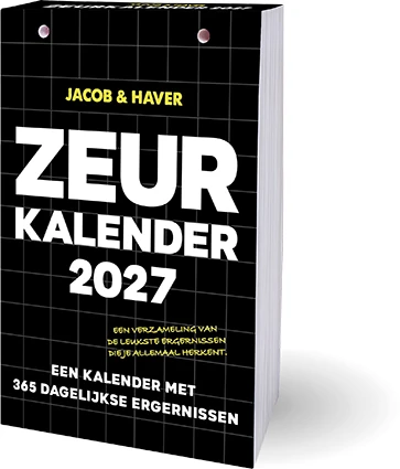 Zeurkalender 2027 – Jacob en Haver – boek cover