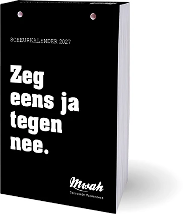 Mwah scheurkalender - 2027 – Mwah – boek cover