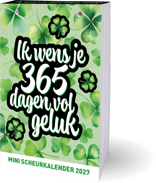 Ik wens je 365 dagen vol geluk mini scheurkalender - 2027 – boek cover