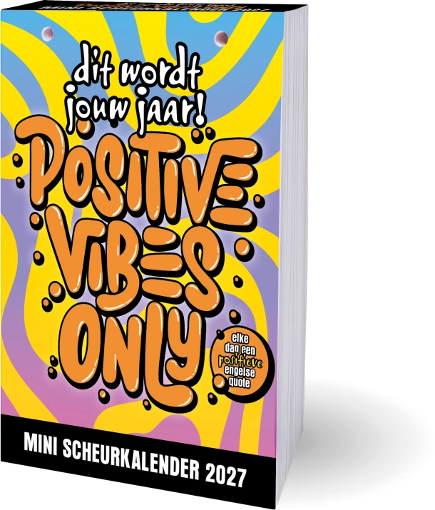 Dit wordt jouw jaar! Positive vibes only mini scheurkalender - 2027 – boek cover