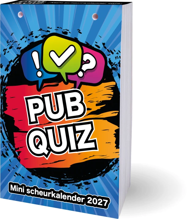 Pubquiz mini scheurkalender - 2027 – boek cover