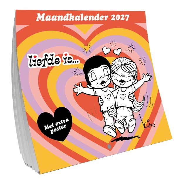 Liefde is¿ maandkalender - 2027 – Liefde is – boek cover