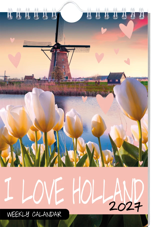 I love Holland weekkalender - 2027 – ImageBooks & Stationery – boek cover