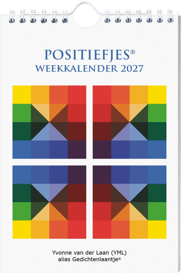 Positiefjes® weekkalender 2027 – Yvonne van de Laan – boek cover