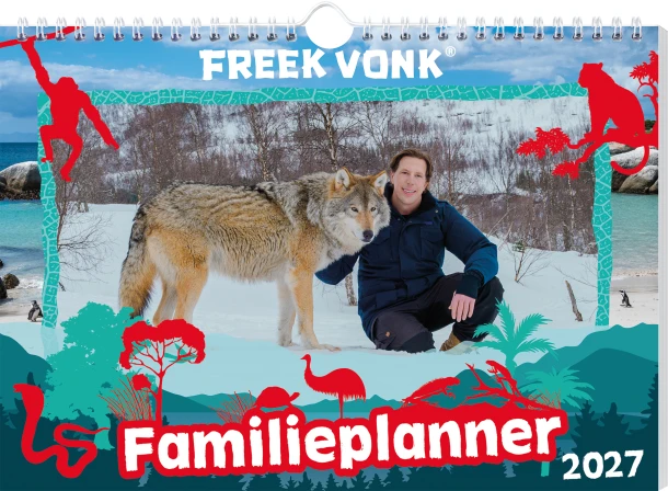 Freek Vonk familieplanner - 2027 – Interstat – boek cover