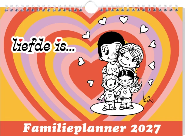 Liefde is¿ familieplanner - 2027 – Liefde is – boek cover
