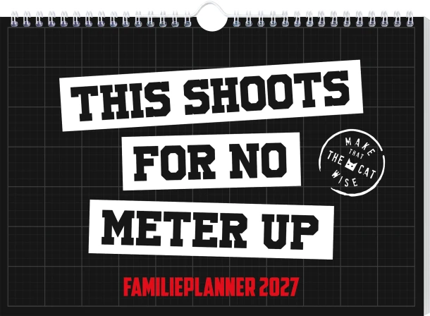 Make that the cat wise familieplanner 2027 – Jacob en Haver – boek cover