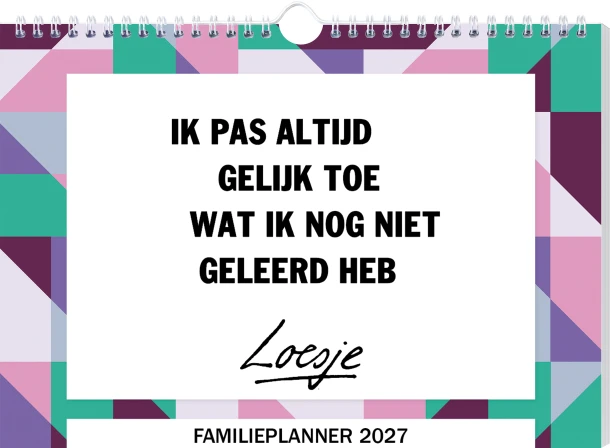 Loesje familieplanner 2027 – Loesje – boek cover