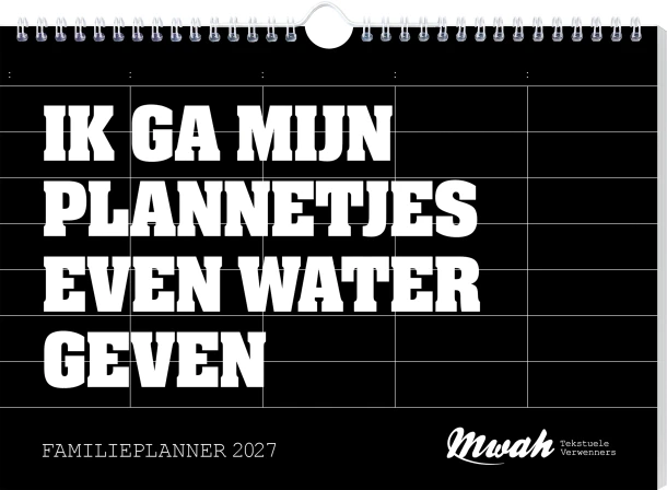 Mwah familieplanner - 2027 – Interstat – boek cover
