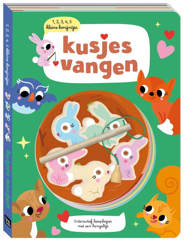 Kusjes vangen - Kleine konijntjes – ImageBooks Factory – boek cover