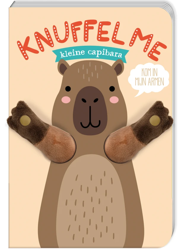Knuffel me - Kleine capibara – ImageBooks Factory – boek cover