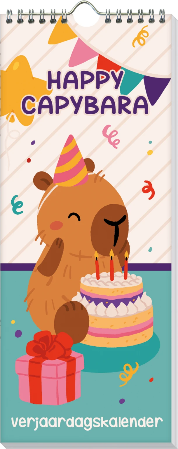 Verjaardagskalender - Capybara – Interstat – boek cover