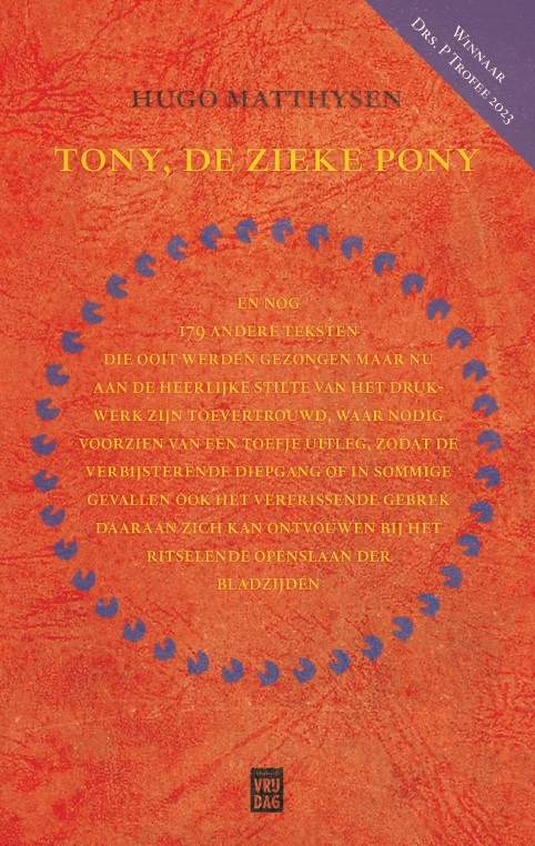 Tony, de zieke pony – Hugo Matthysen – boek cover