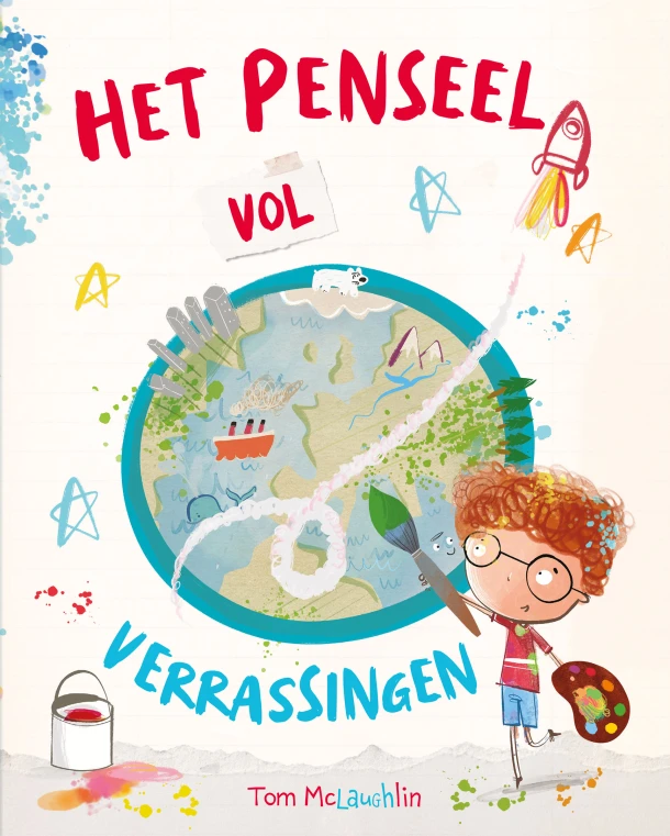 Het penseel vol verrassingen – Tom McLaughlin – boek cover