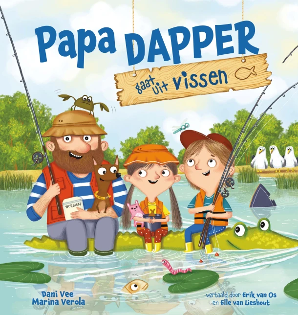 Papa Dapper gaat uit vissen – Dani Vee – boek cover