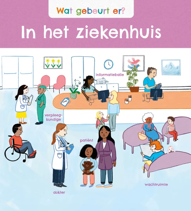 Wat gebeurt er? In het ziekenhuis – Penny Worms – boek cover
