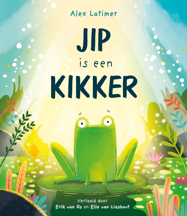 Jip is een kikker – Alex Latimer – boek cover