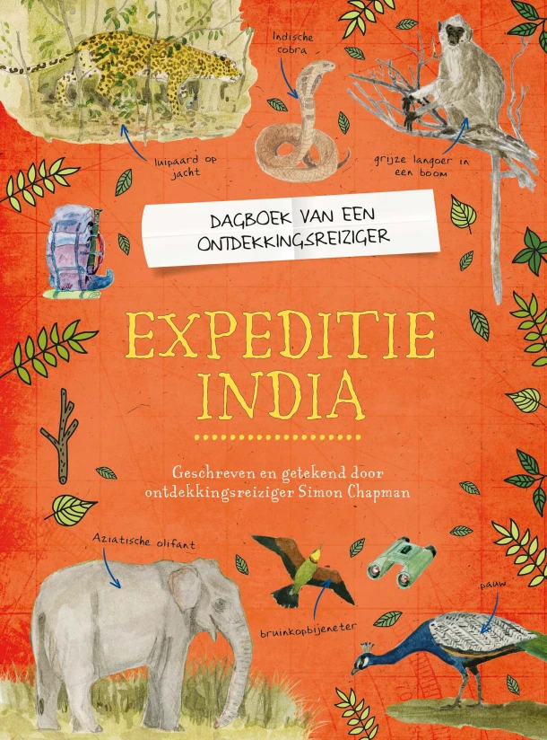 Expeditie India – Simon Chapman – boek cover