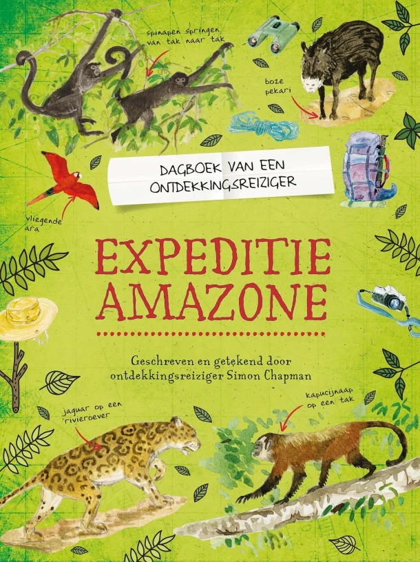 Expeditie Amazone – Simon Chapman – boek cover