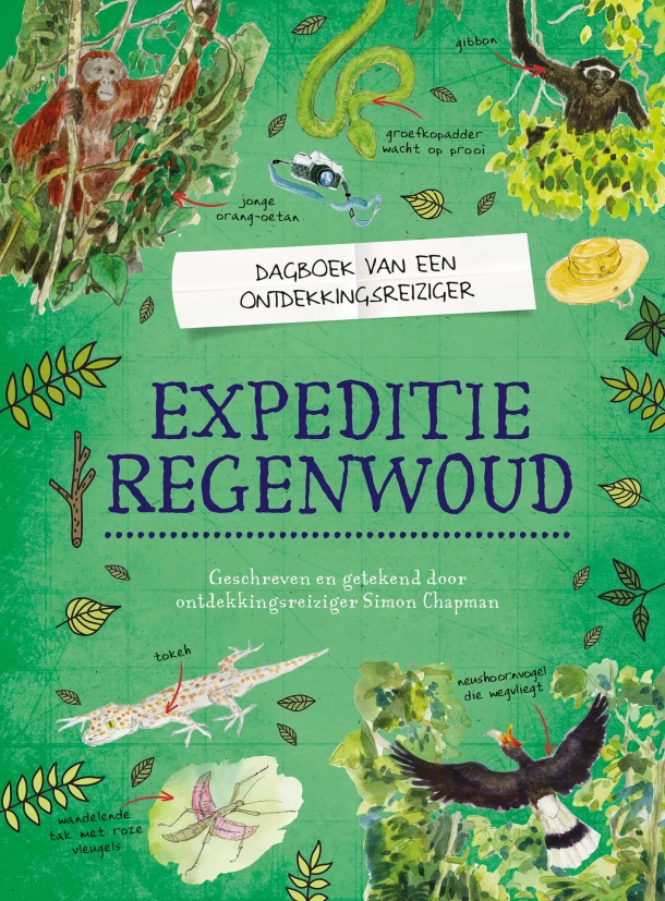 Expeditie regenwoud – Simon Chapman – boek cover