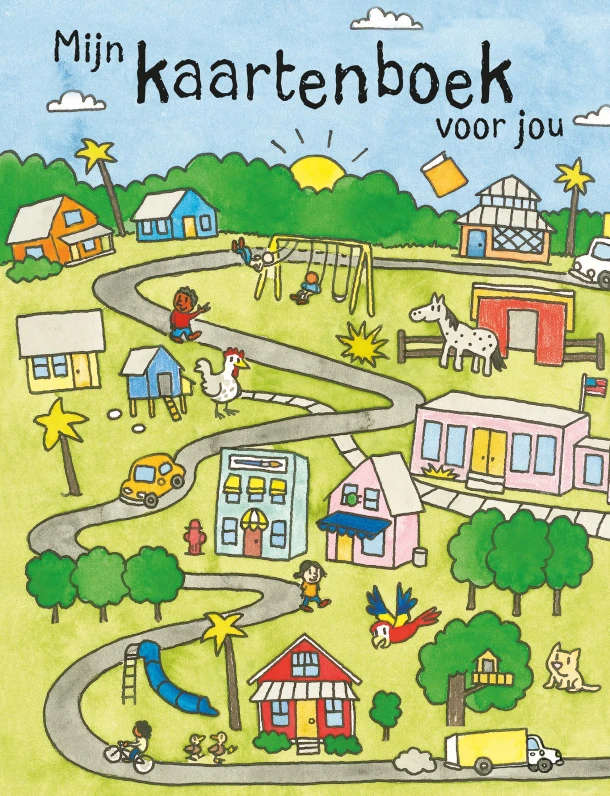 Mijn kaartenboek voor jou – Lourdes Heuer – boek cover