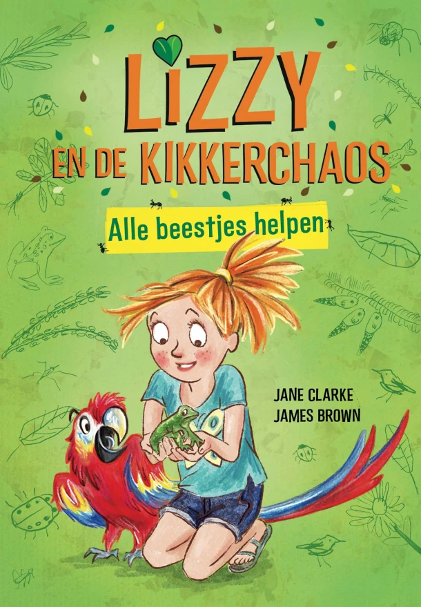 Lizzy en de kikkerchaos – Jane Clarke – boek cover