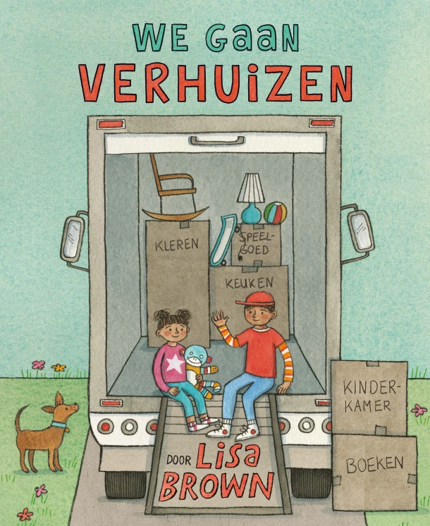 We gaan verhuizen – Lisa Brown – boek cover