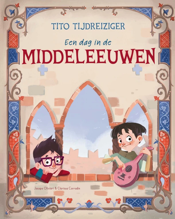 Een dag in de middeleeuwen – Jacopo Olivieri – boek cover